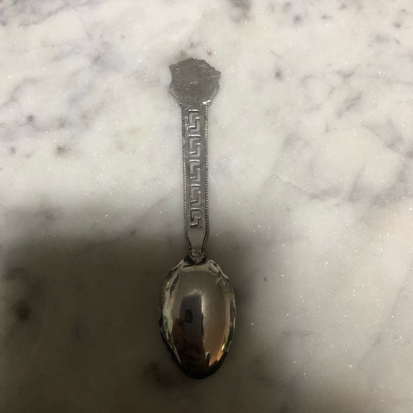 VTG 835 Silver Athens Greece Souvenir Spoon 4.3” - Picture 3 of 5